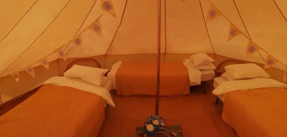 Nine Yards Bell Tents at the TT - Castletown