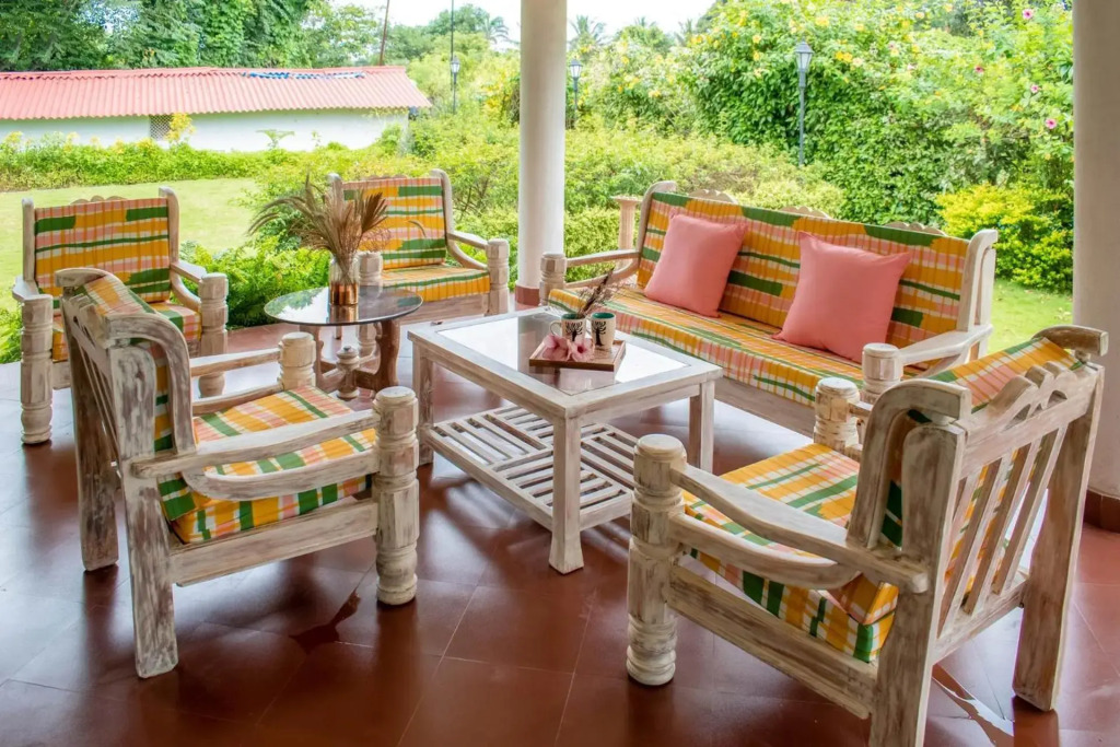 StayVista at Boho Banyan with Pvt Pool & Garden