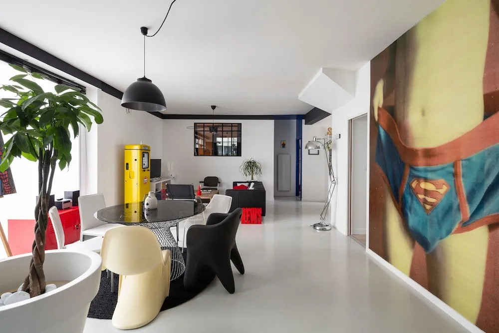 Le 32 - Loft Pop Art - 3 Chambres Avec Parking Privé