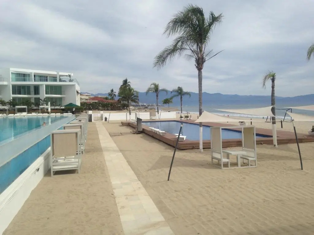Estudio 310 Nuevo Vallarta, frente al mar, totalmente equipado y amueblado