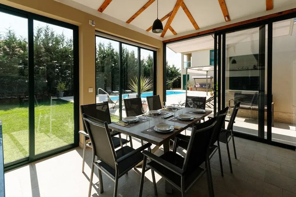 Luxury Villa with Heated Pool, Terrace, and Outdoor Amenities for Relaxation