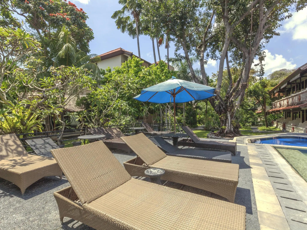 The Taman Ayu Seminyak 10 Minute walking to the BEACH