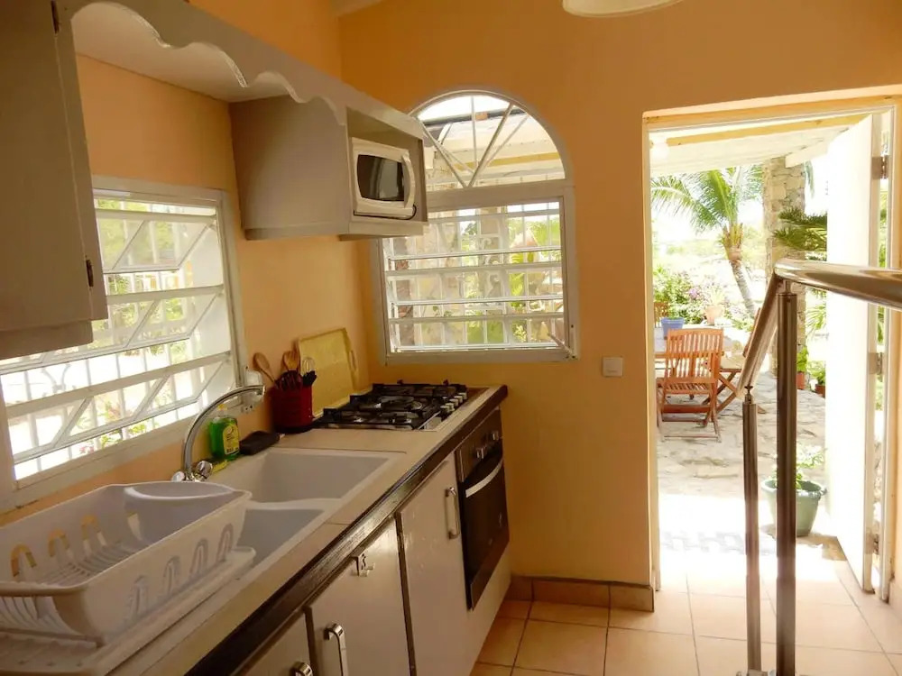 House with One Bedroom in Saint-Martin, with Wonderful Sea View, Furnished Garden And Wifi - 100 M From the Beach