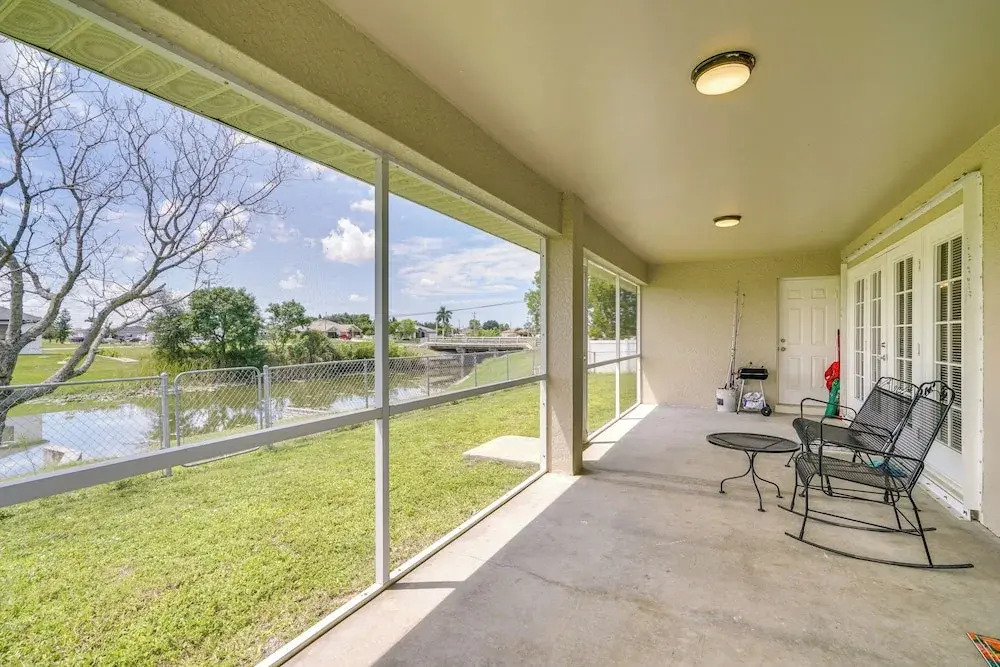 Canal-view Home w/ Grill in Cape Coral!