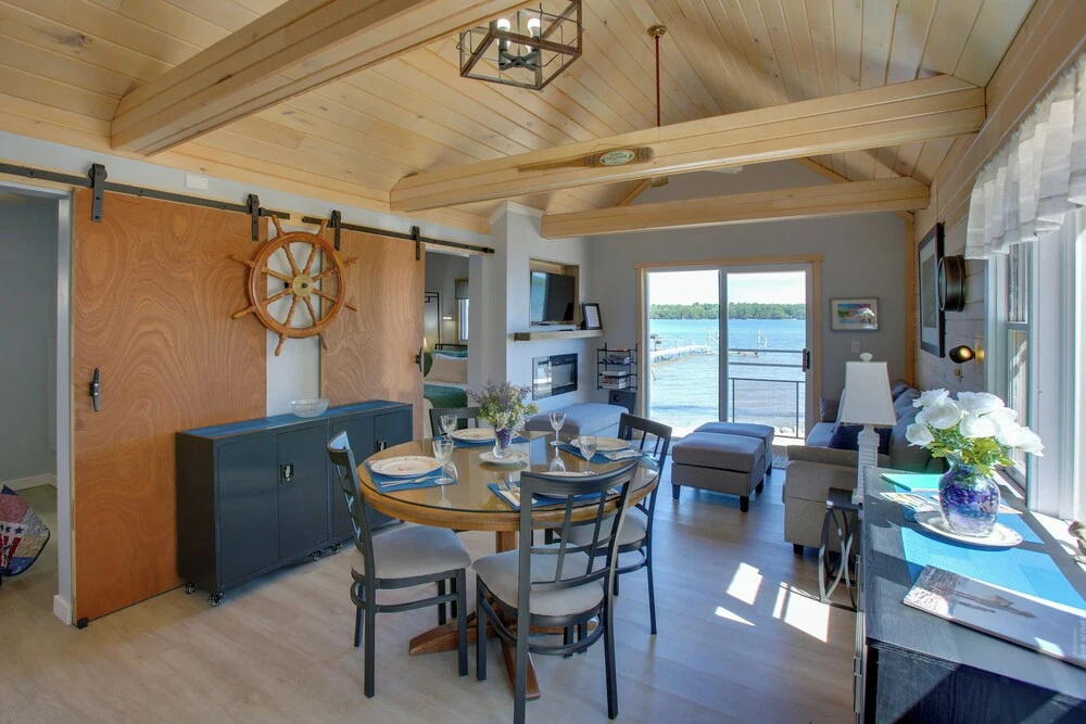 Beach Access & Dock: Little Traverse Lake Cottage!