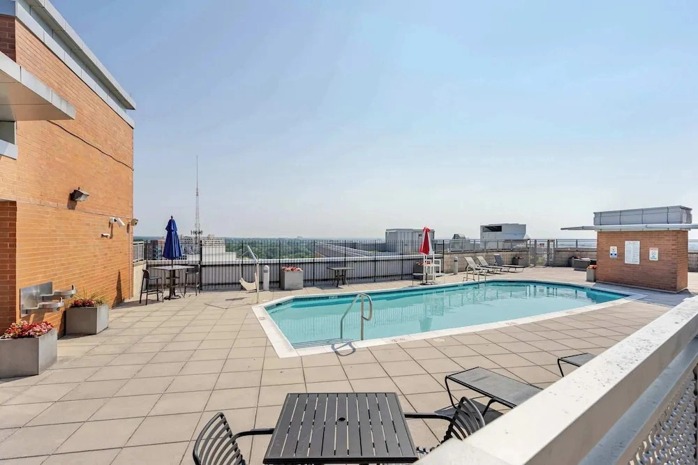Downtown Silver Spring 2BR Skyline Balcony Suite Walkable to DC Metro Luxepad