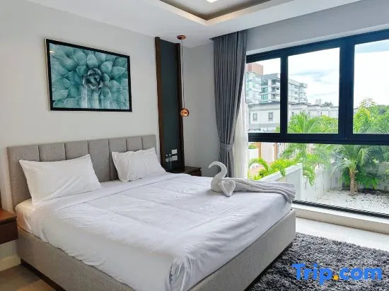 The luxurious five-bedroom villa at Central Beach in Pattaya