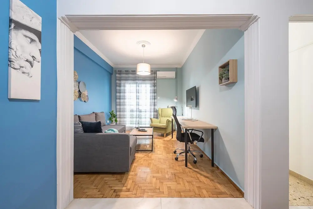Acropolis Villa 3BR 9ppl 10 minutes Metro&Museum