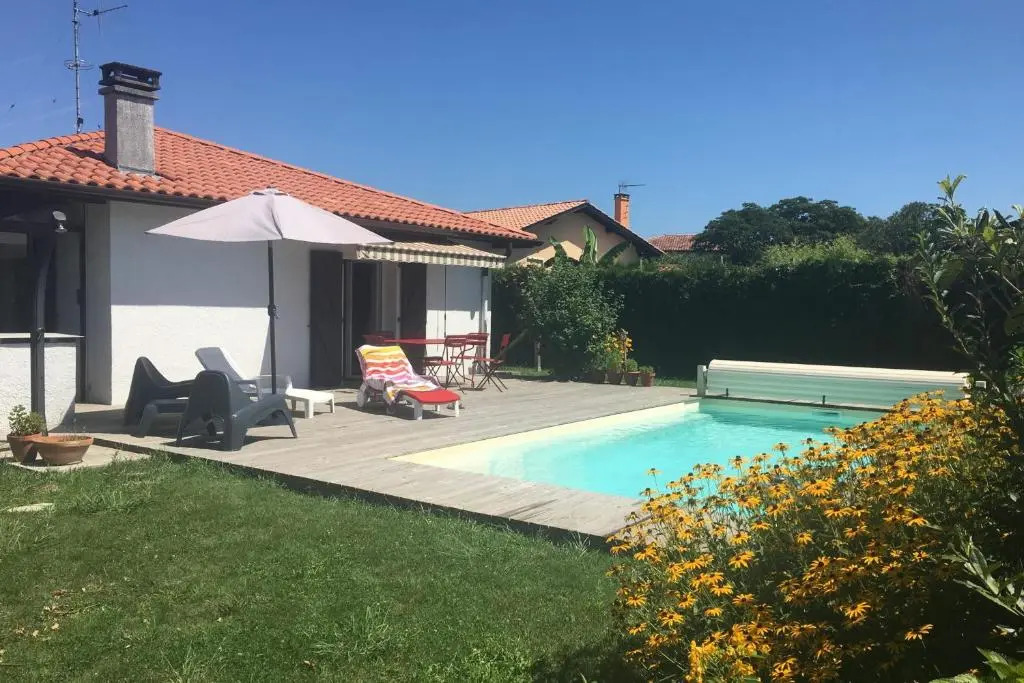 Charming house with pool & veranda in Tarnos 10 min to the beach - Welkeys