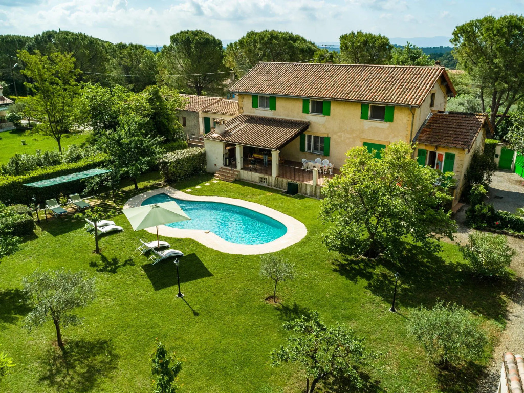 Sleep in former train station with beautiful pool and enclosed grass garden