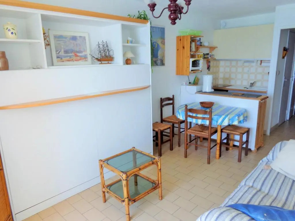 Studio 1ere Ligne Mer Avec Parking