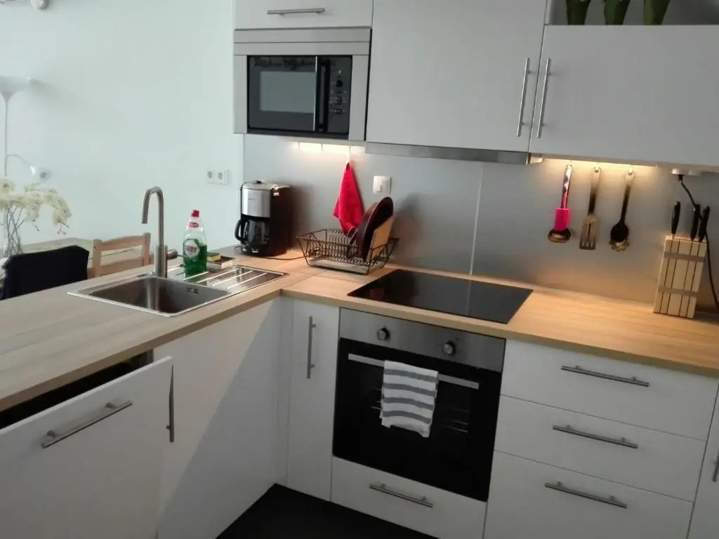 Loft with terrace 24m2, swimming pool and garage