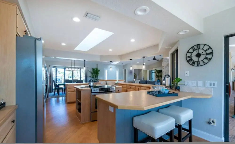 Waterfront Villa with Heated Pool & Spa