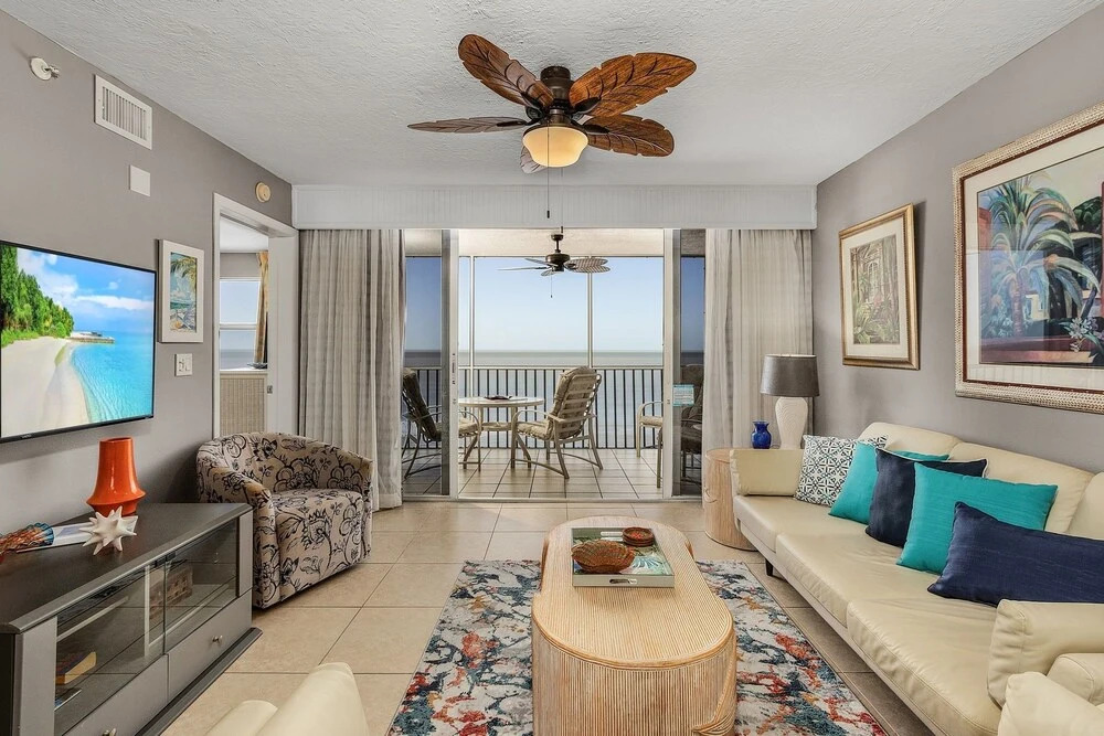 Welcome To Beach Villa's # 602 Vacation Rental - 250 Estero Blvd 2 Bedroom Condo by RedAwning