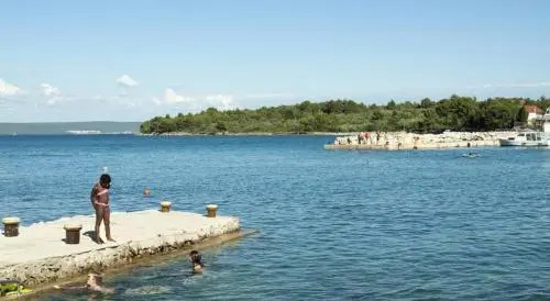 Apartment in Ždrelac with sea view, balcony, air conditioning, Wi-Fi