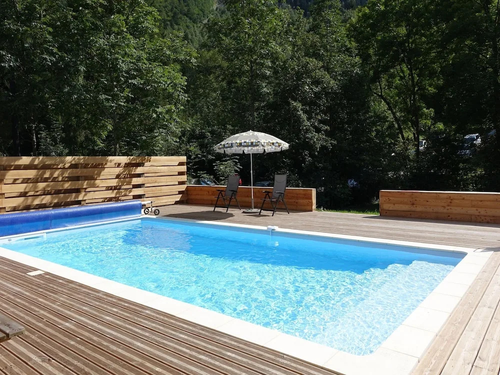 Modern chalet in Venosc with pool