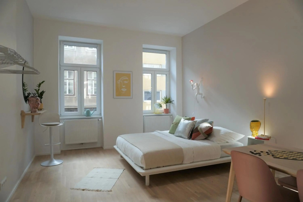 Schlicht und Elegant - Apartments mit 2 Schlafzimmern am Westbahnhof