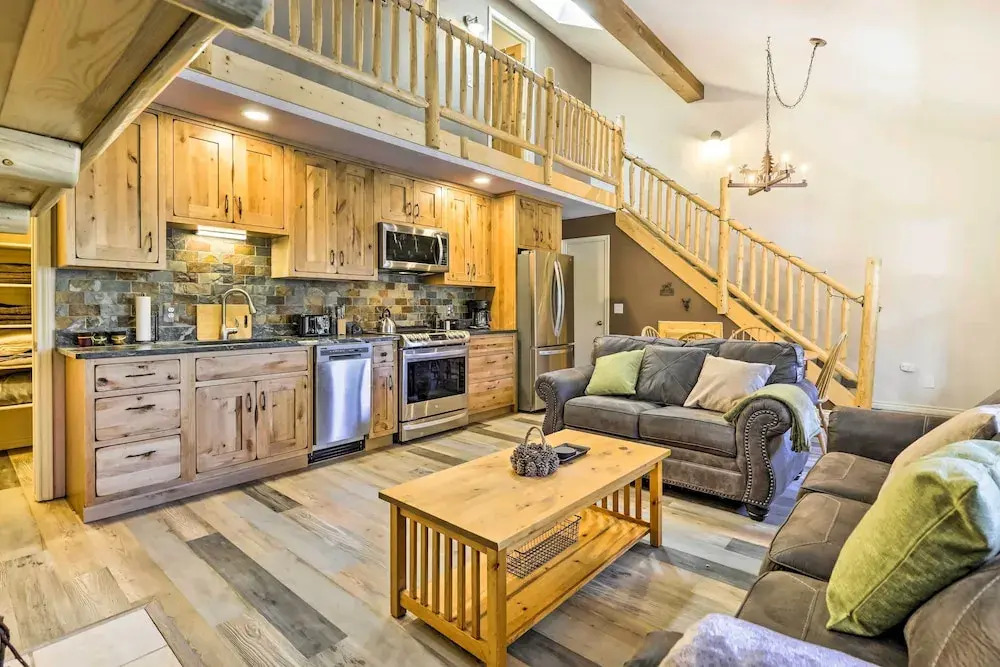 Walk to Grand Lake: Riverfront Gem w/ Fireplace!