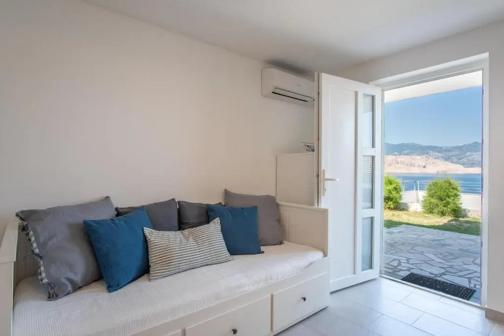 A White Cliffside Studio