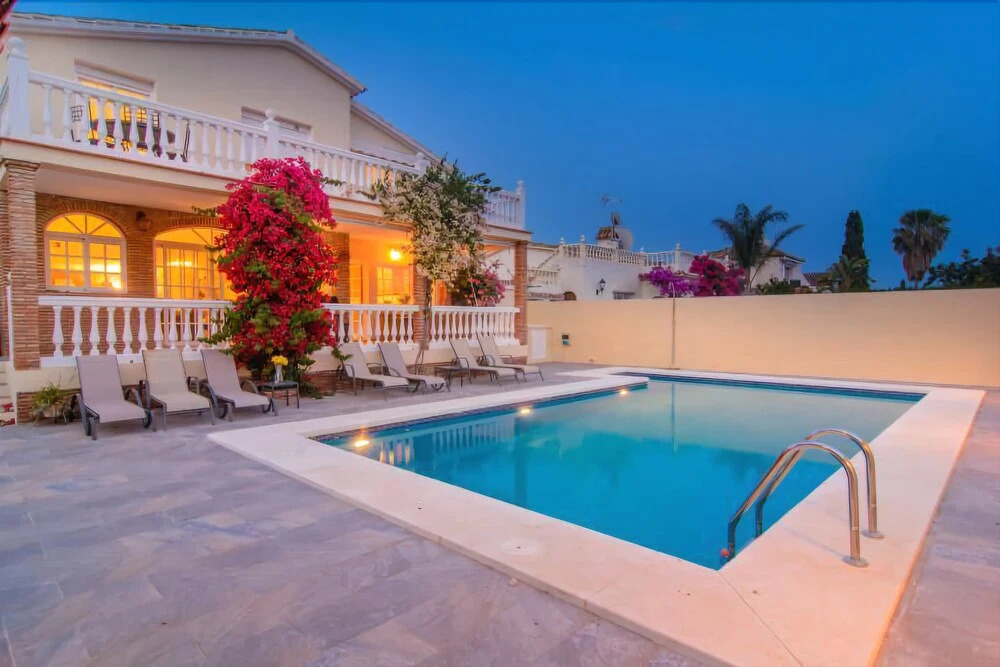 Beach front villa with private pool