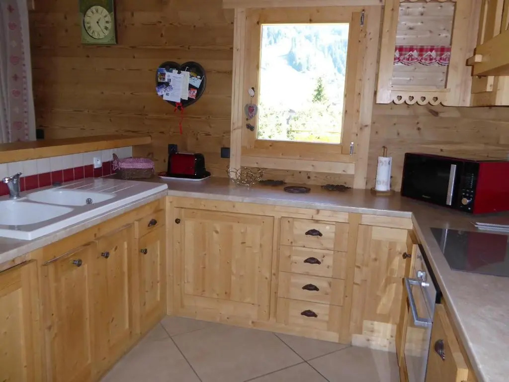 Chalet haut de gamme pour 10 pers., proche pistes, parking privé - FR-1-464-7