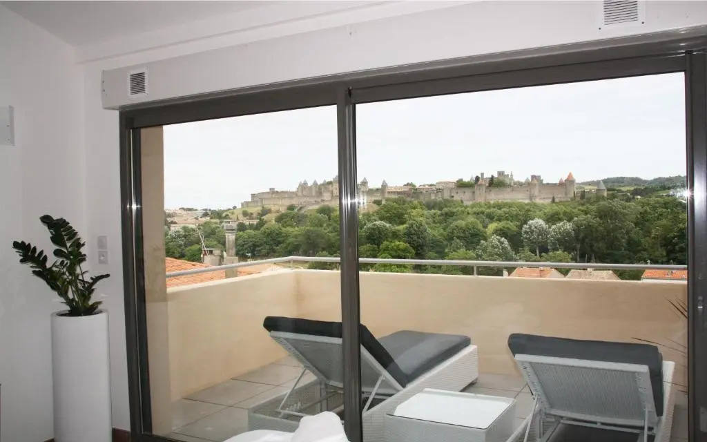 Les Suites du Saint Nazaire, vue panoramique sur la Cité Médiévale - Les Balcons de la Cité