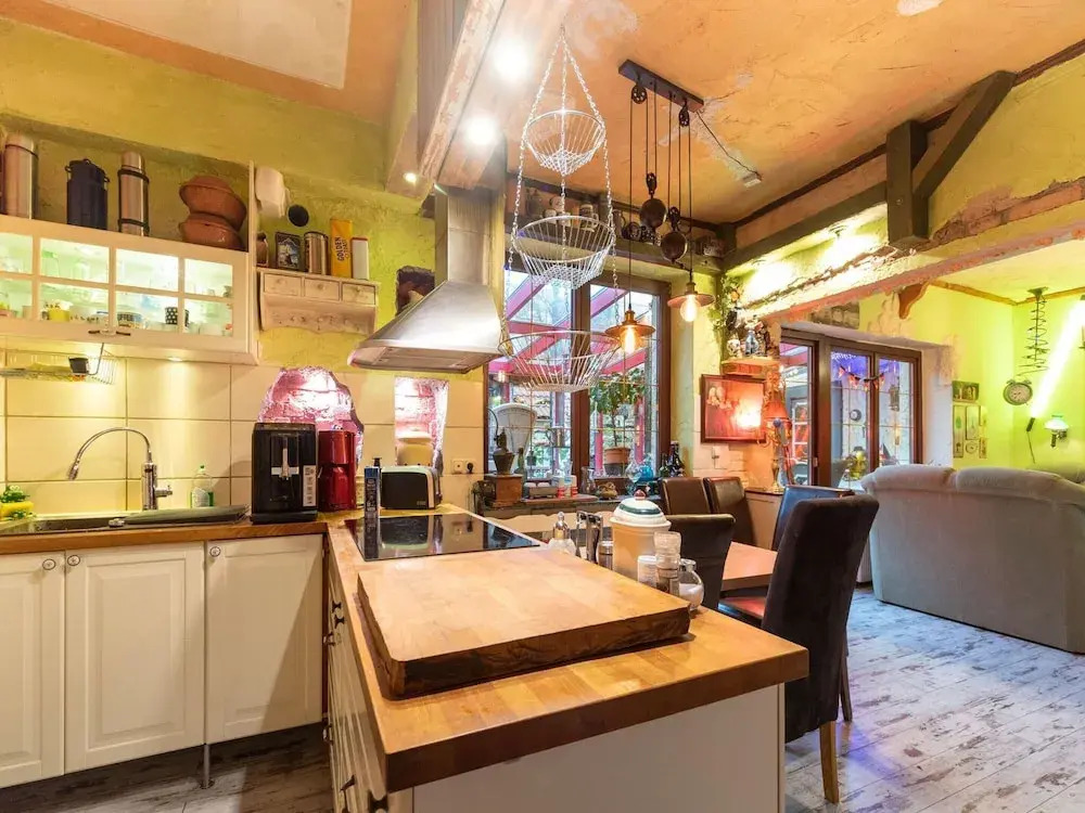 Comfortable Apartment in Wismar Mecklenburg With Fireplace