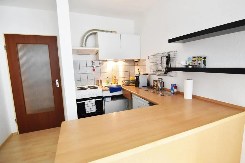 Praktisches Apartment mit Flatscreen TV