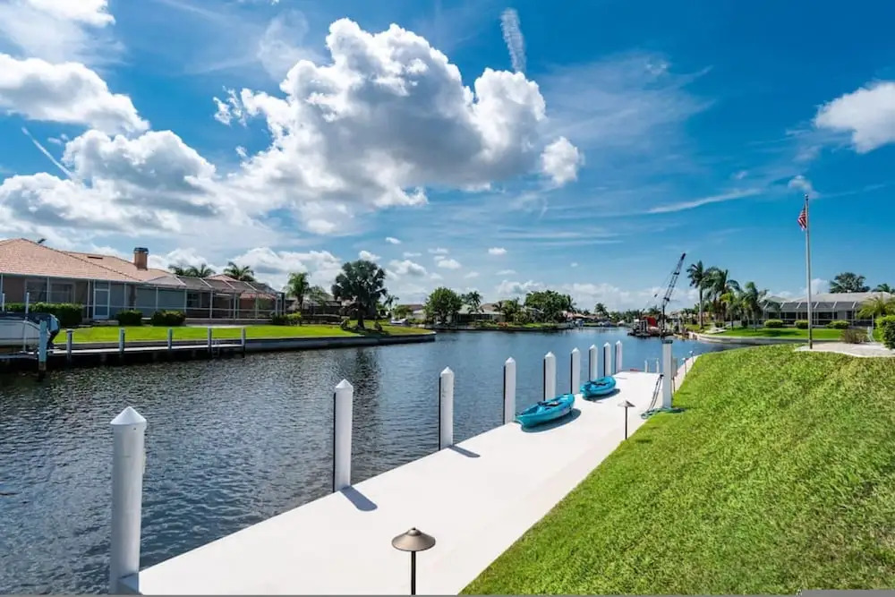 Waterfront Villa with Heated Pool & Spa