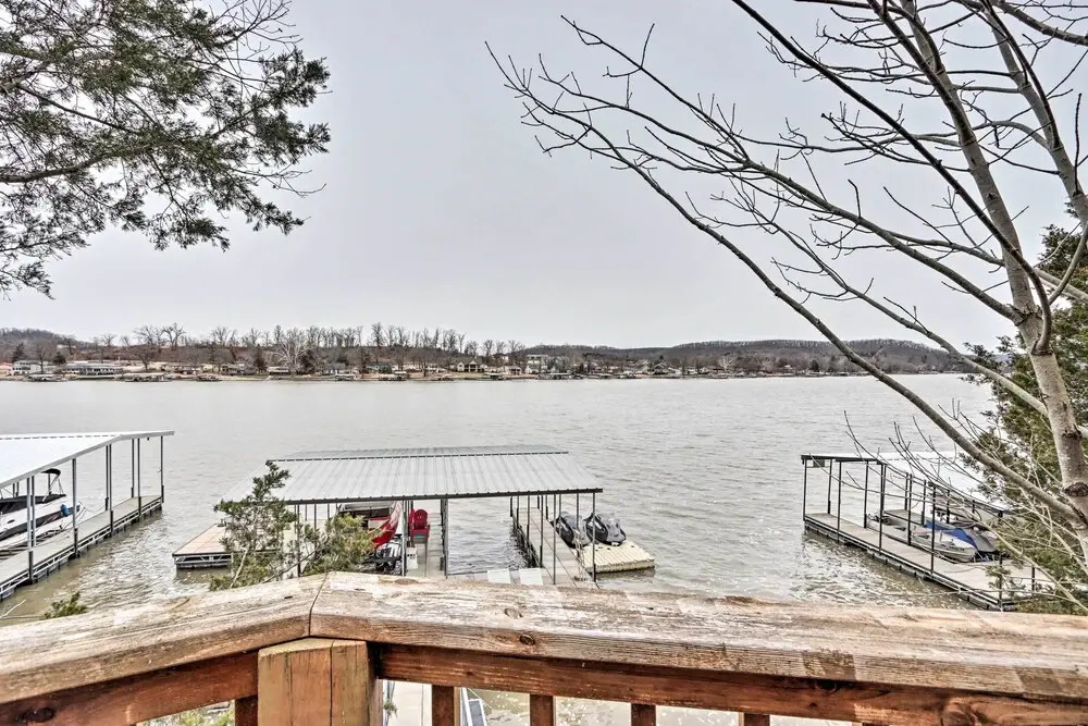 Private Dock, Lake Access! Multi-level Ozarks Home