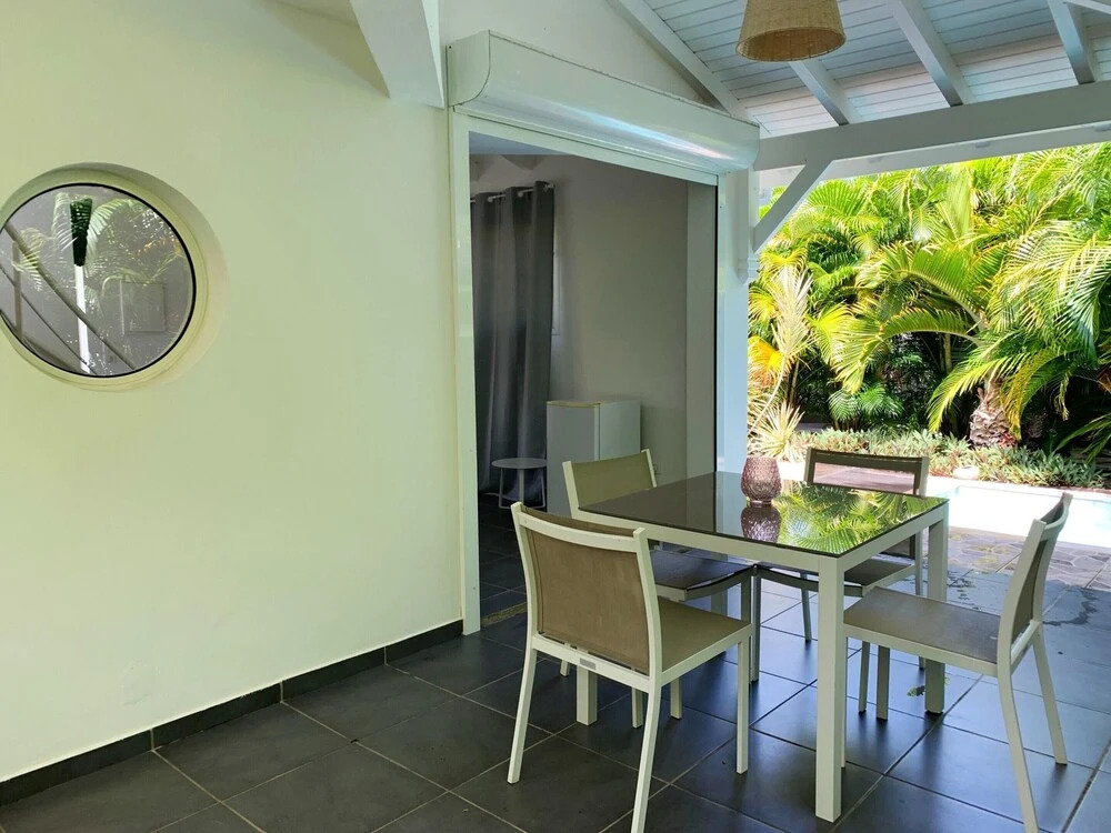 Apartment With one Bedroom in Le Moule, With Private Pool, Furnished Terrace and Wifi - 200 m From the Beach