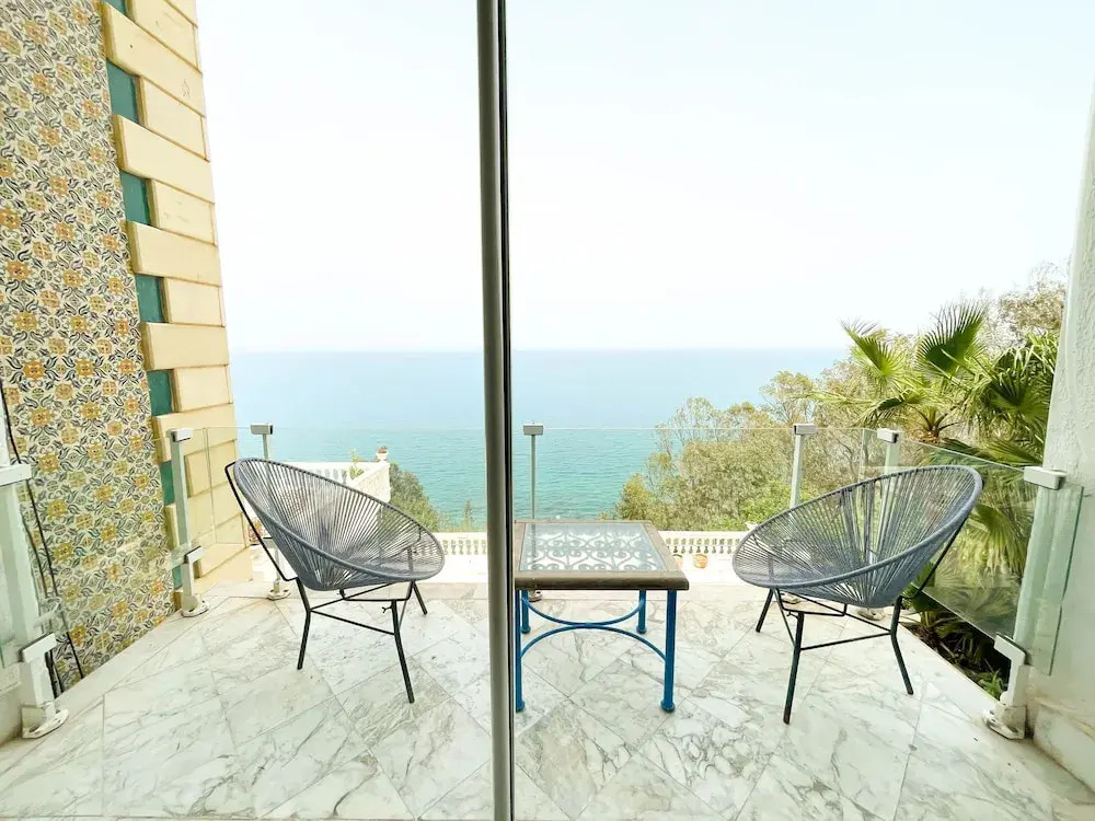 Le Paradis Bleu Luxueux Duplex Avec vue mer