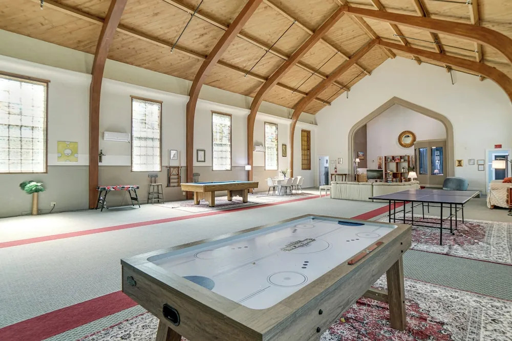Walk to Clear Lake! Converted Church w/ Game Room
