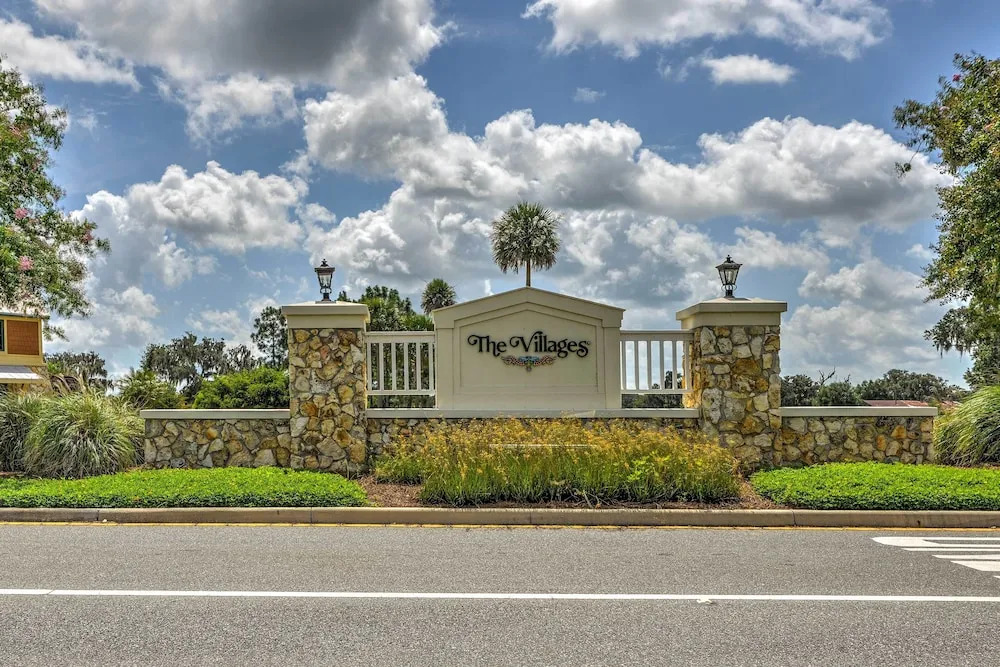 Walk to Golf & Pool: Pet-Friendly Villages Home