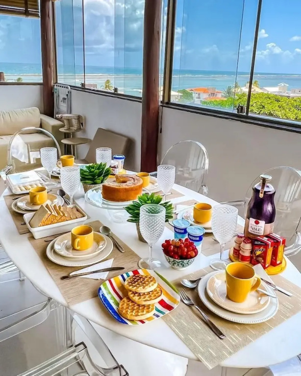 Cobertura Pé na Areia | Vista Deslumbrante | Luxo | Barra Bali | Destino BSM 402