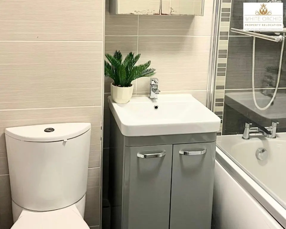 2 Bed Apartment in Stevenage Hertfordshire By White Orchid Property Relocation Short Lets & Serviced Accommodation Sleeps 5 Guests Leisure & Business