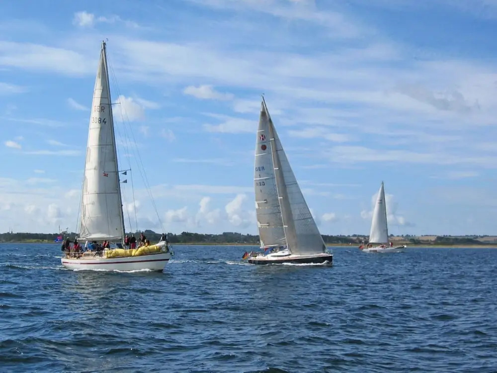 Hausboot in Laboe an der Kieler Foerde