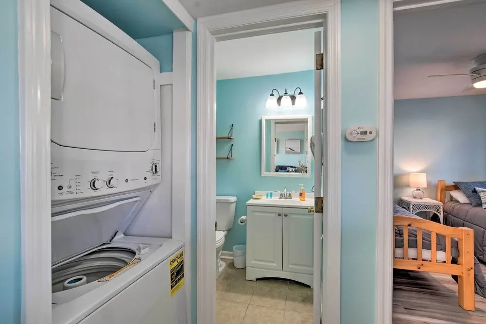 Walk to Shore! Ocean-view Condo in Carolina Beach