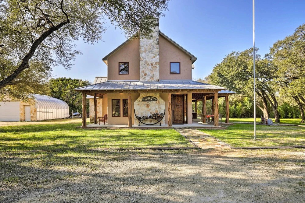 Riverfront Blanco Home w/ Shaded Porch + Hot Tub