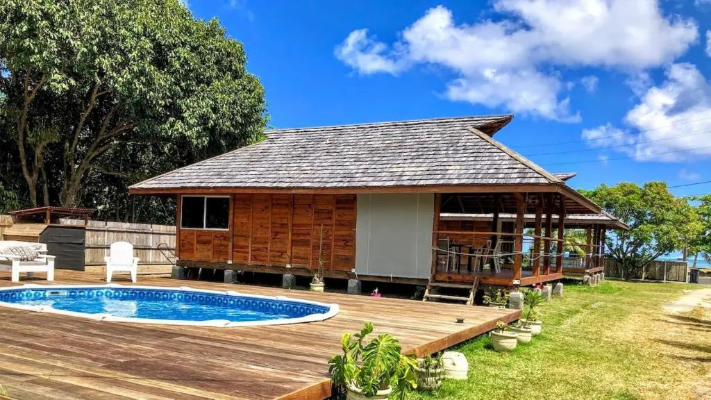 Raiatea - Nautilus Bungalow Pool