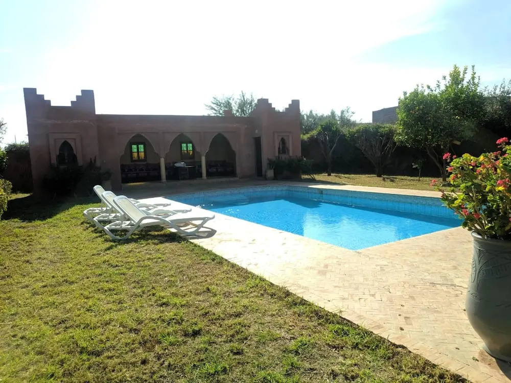 Villa With 5 Bedrooms in Marrakech, With Wonderful Mountain View, Private Pool, Enclosed Garden