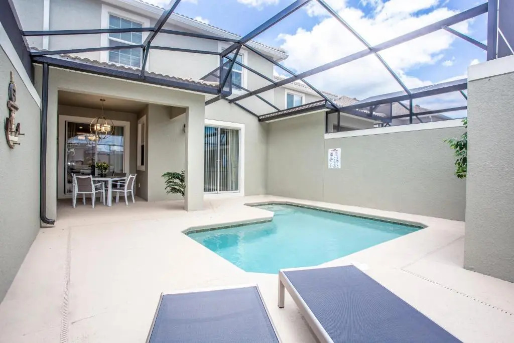 Splendid Four Bedroom Close To Disney w/ Pool 4987
