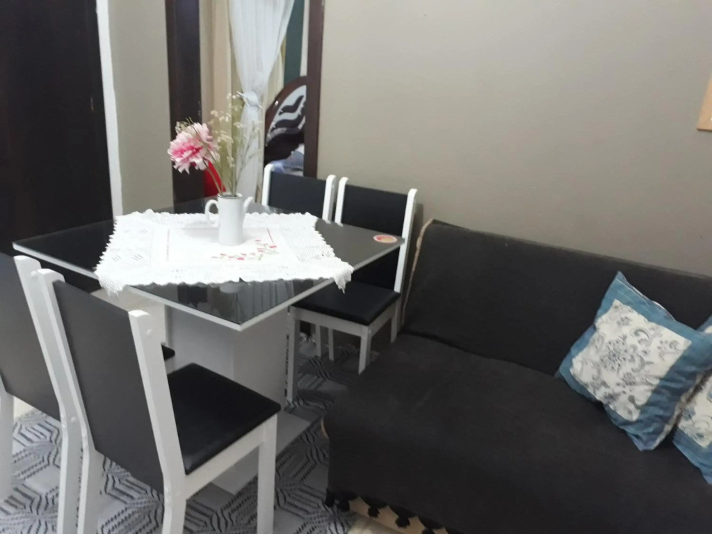 Cantinho da kel 02, apto térreo de um dormitório, cozinha e banheiro, acomoda 3 pessoas