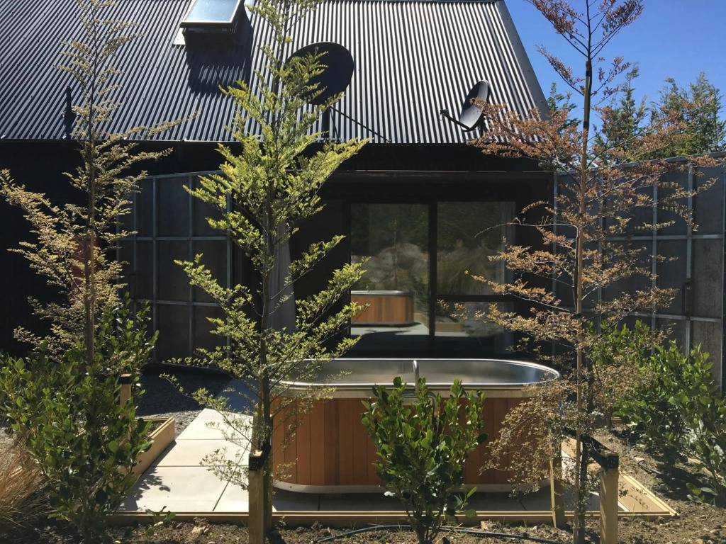 Black Beech House with Stunning Outdoor Bath
