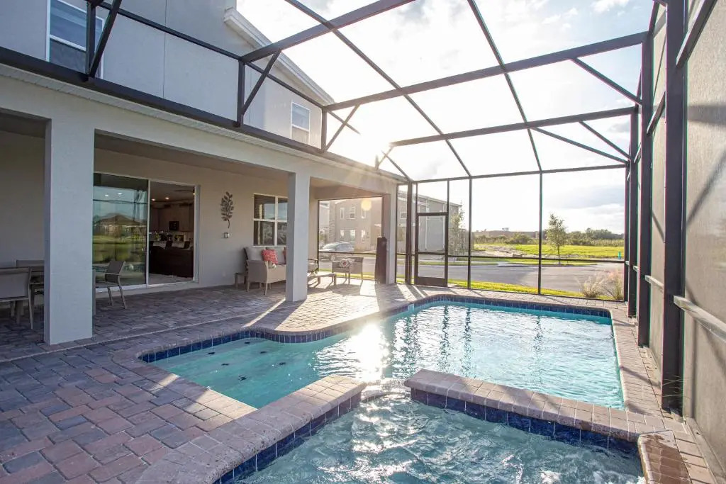Stunning 8 Bd W/ Pool Close To Disney 2887