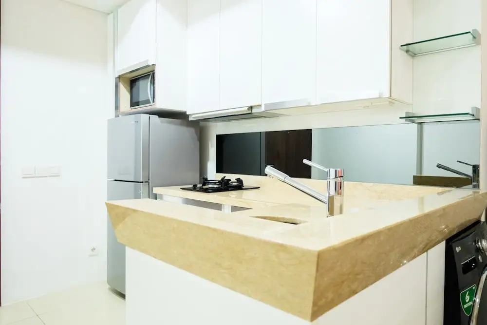 Cozy and Elegant 2BR Kemang Village Apartment By Travelio
