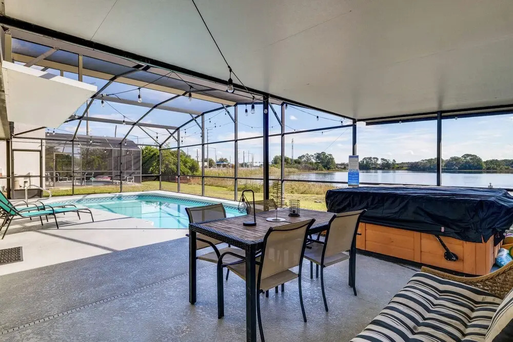 Lakefront Home w/ Poolside Lounge 11 Mi to Disney