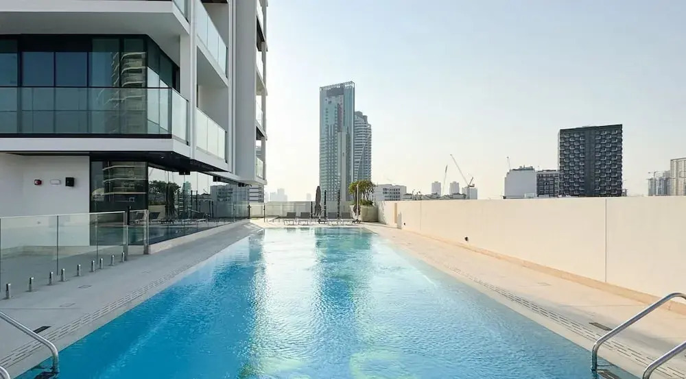 Modern 2BR w Balcony in JVC nr Dubai Sports City