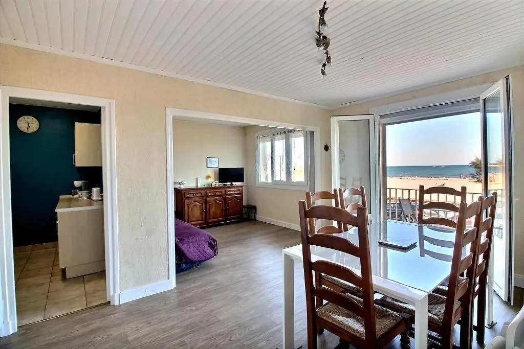 Appartement confortable en front de mer pour 5 personnes