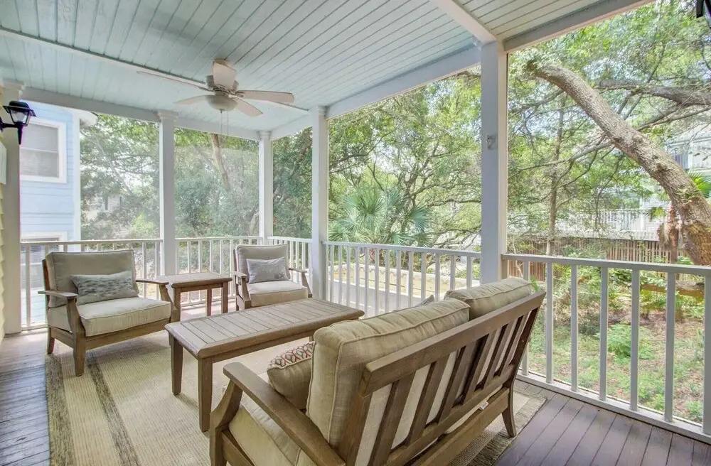 Steps to Beach & Pool Screened Porch Pelican Bay 45 at Wild Dunes Resort